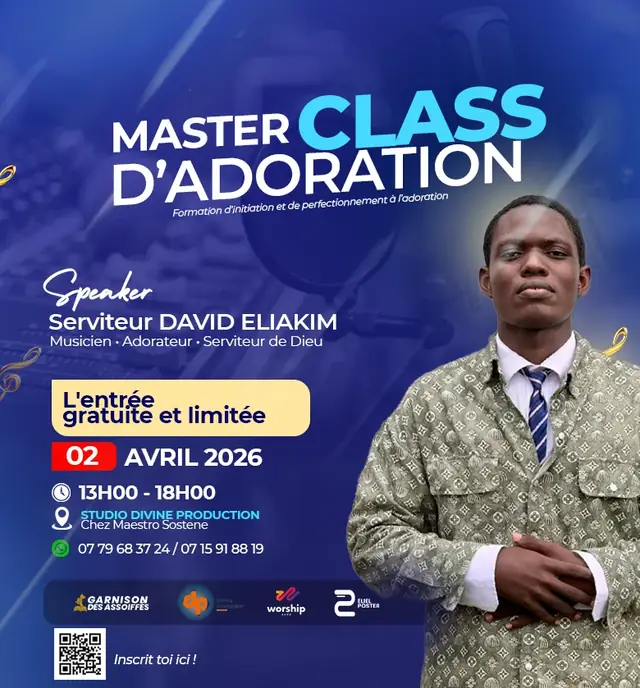 Master Class d’Adoration, affiche