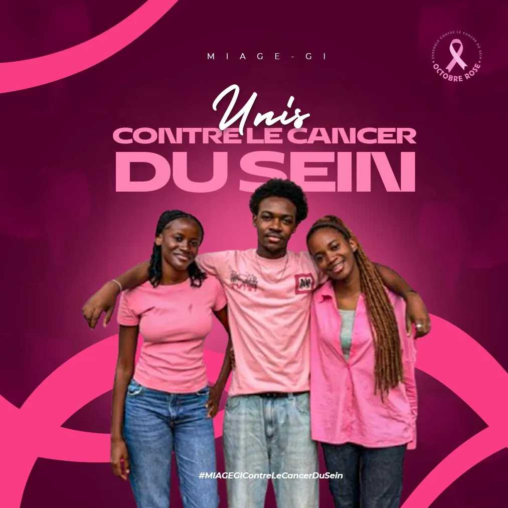 Affiche Octobre Rose pour MIAGE-GI